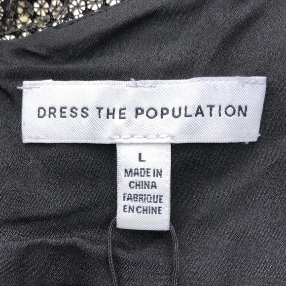 Dress the Population Gold Zherra Sequin Midi Dress - Picture 7 of 11